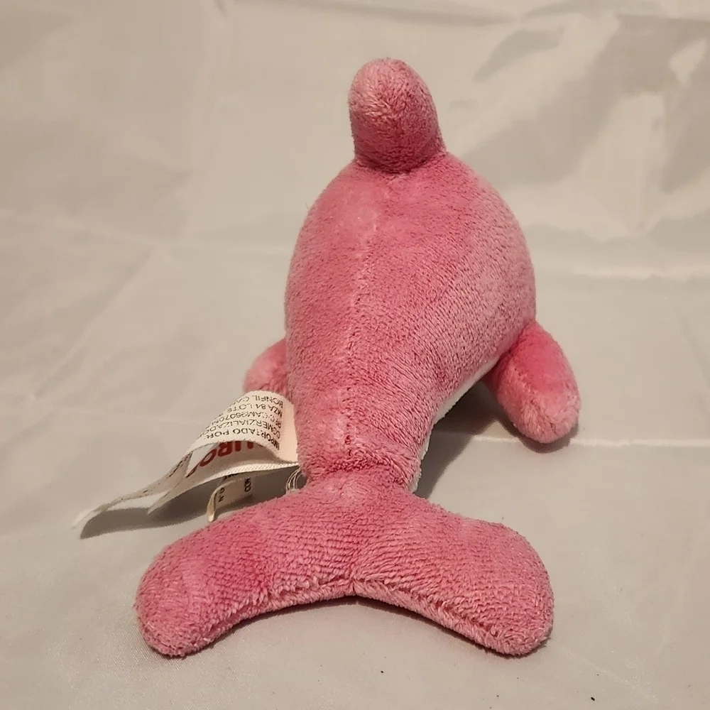8” Aurora Pink Dolphin Plush Stuffed Animal